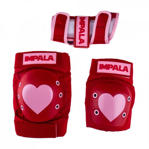 Ochraniacze - Ochraniacze Impala Protective Set - Czerwone Serca - Zdjęcie 1