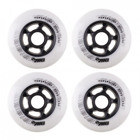 Promocje - Kółka do Rolek Powerslide Spinner 90mm/88a - Białe (4 szt.) OEM - Zdjęcie 1