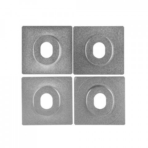 Śruby / Tulejki - FR UFS Raising Plate 1mm (1 szt.) - Srebrny - Zdjęcie 1