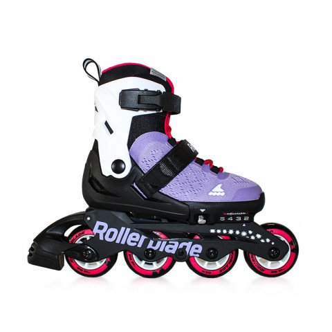Rolki - Rolki Rollerblade Maxx St G - Fioletowo/Różowe - Zdjęcie 1