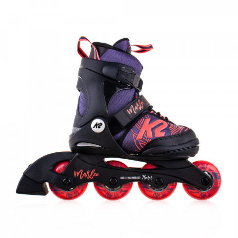 Rolki - Rolki K2 Marlee - Czarno/Fioletowo/Pomarańczowe - Zdjęcie 1