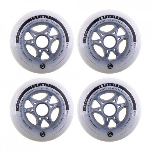 Promocje - Kółka do Rolek Powerslide Infinity II 100mm/85a (4 szt.) OEM - Zdjęcie 1