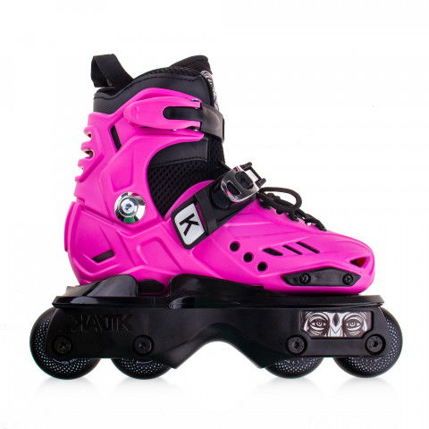 Rolki - Rolki Kaltik K-Skate AGG 60 FLAT - Różowe - Zdjęcie 1