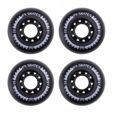 Kółka - Kółka do Rolek FR Downtown 68mm/85a - Czarne (4 szt.) - Zdjęcie 1