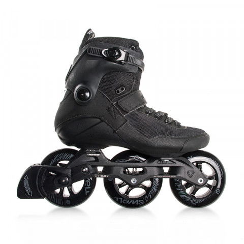 Rolki - Rolki Powerslide Swell Triple Black 110 - Powystawowe - Zdjęcie 1