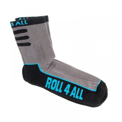 Skarpetki - Roll4all Short Socks - Szaro/Czarne - Zdjęcie 1