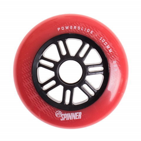 Promocje - Kółka do Rolek Powerslide Spinner 100mm/86a - Czerwone (1 szt.) - Zdjęcie 1