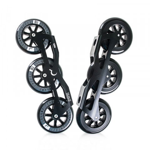 Promocje - Szyny do rolek Ground Control Tri-Skate Frame V.2 110mm - Black - Ready2Roll - Zdjęcie 1