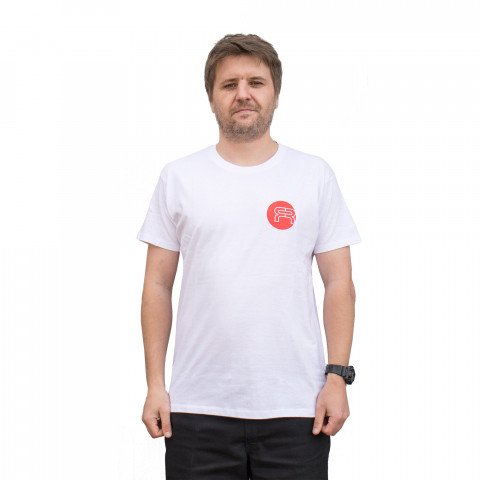 Koszulki - Koszulka FR Skate Draw T-shirt - Biały - Zdjęcie 1