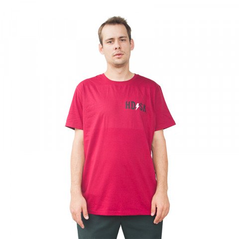 Koszulki - Koszulka Hedonskate Mad Dog II Tshirt - Bordowy - Zdjęcie 1