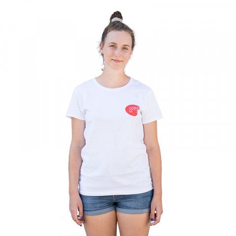 Koszulki - Koszulka FR Skate Draw Women T-shirt - Biały - Zdjęcie 1