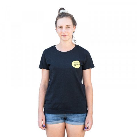 Koszulki - Koszulka FR Skate Draw Women T-shirt - Czarny - Zdjęcie 1