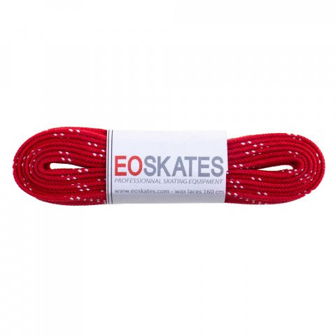 Sznurówki - Sznurówki EO Skates Waxed Laces 160cm - Czerwone - Zdjęcie 1