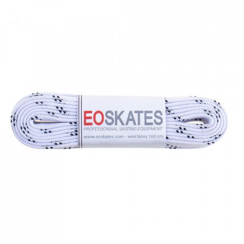 Sznurówki - Sznurówki EO Skates Waxed Laces 160cm - Białe - Zdjęcie 1