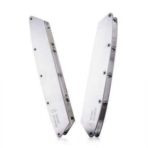 Szyny - Szyny do rolek Wizard Progressive Rocker Advanced 344mm - Srebrne - Zdjęcie 1