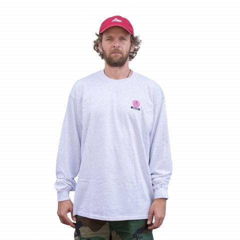 Longsleeve - Longsleeve Bladelife Signature LS - Ash Grey/Różowy - Zdjęcie 1