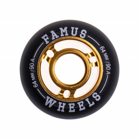 Kółka - Kółka do Rolek Famus Alu Furious Wheel 64mm/90A (1 szt.) - Zdjęcie 1