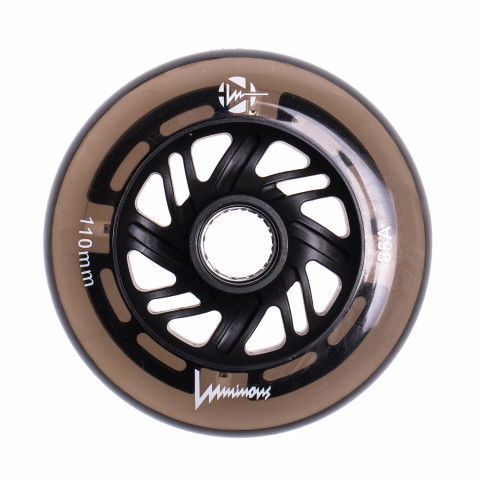 Kółka - Kółka do Rolek Luminous LED 110mm/85a - Czarne (1 szt.) - Zdjęcie 1
