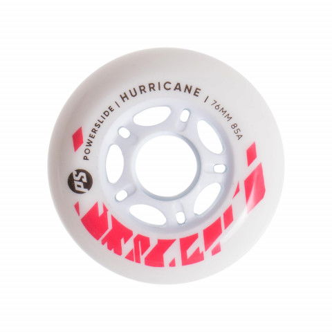Promocje - Kółka do Rolek Powerslide Hurricane 76mm/85a 5Star - Białe (1 szt.) - Zdjęcie 1