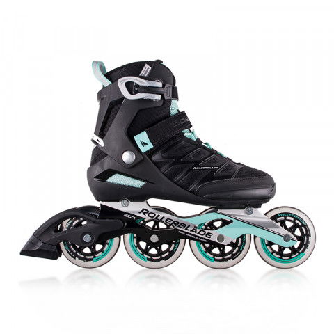 Rolki - Rolki Rollerblade Spark 90 W - Black\Blue - Zdjęcie 1