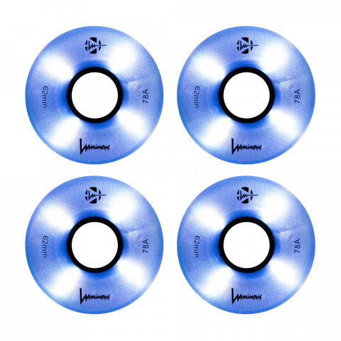 Kółka - Kółka do wrotek Luminous LED Quad 62mm/85a - Czarna Perła (4 szt.) - Zdjęcie 1