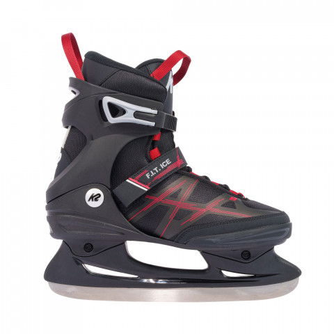 K2 - Łyżwy K2 F.I.T. ICE - Czarno/Czerwone - Zdjęcie 1