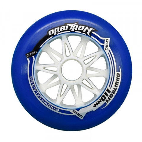 Promocje - Kółka do Rolek Gyro Orbitron 110mm/85a - Niebieskie (1 szt.) - Zdjęcie 1