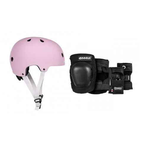 Kaski - Kask Powerslide Urban 2 Lawendowy + Ennui Aly Dual Pack - Zdjęcie 1
