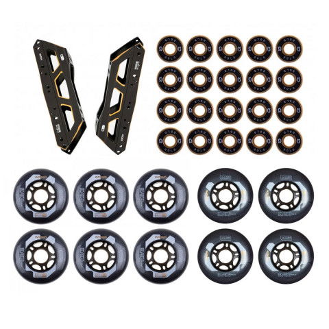 Szyny - Szyny do rolek Iqon CL Decode Pro 2x84/3x80 Dark X Access - Kompletne - Zdjęcie 1