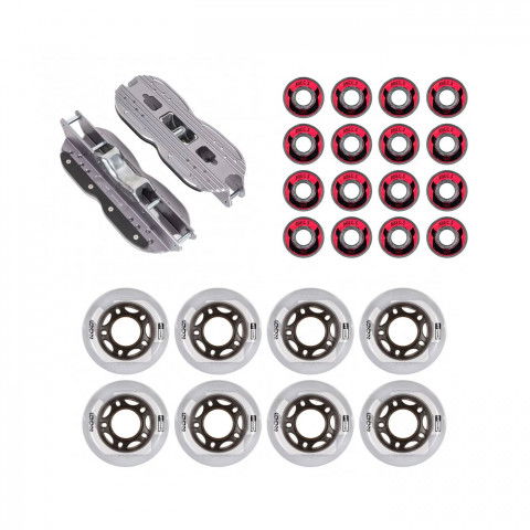 Szyny - Szyny do rolek Kizer Soulframe 60 X Iqon Access 60mm/85a X Abec 5 - Kompletne - Zdjęcie 1