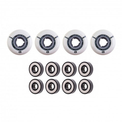 Kółka - Kółka do Rolek Iqon EQO 55mm/88a + Famus United Abec 5 RS (4 szt.) - Zdjęcie 1