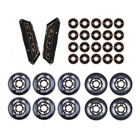 Szyny - Szyny do rolek Iqon AG Decode Pro 2x84/3x80 Dark X Access - Kompletne - Zdjęcie 1