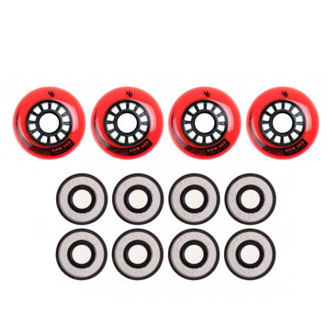 Kółka - Kółka do Rolek Undercover Raw + Famus United Abec 5 RS (4 szt.) - Zdjęcie 1