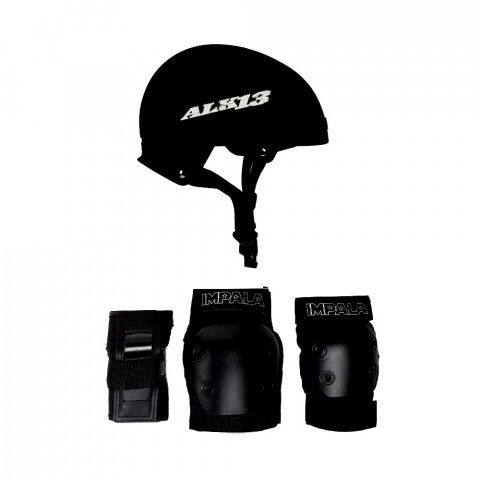 Kaski - Kask Alk13 Krypton + Ochraniacze Impala - Zdjęcie 1