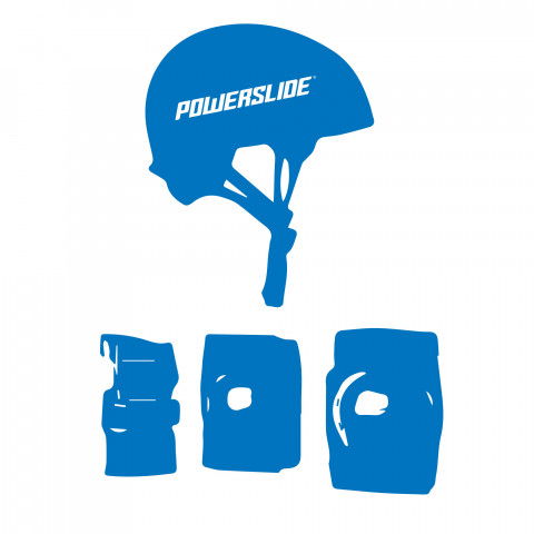 Kaski - Kask Powerslide - Custom Tri-Pack + Kask - Zdjęcie 1
