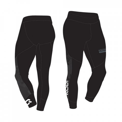 Spodnie - Iqon Performance Tights - Czarne - Zdjęcie 1
