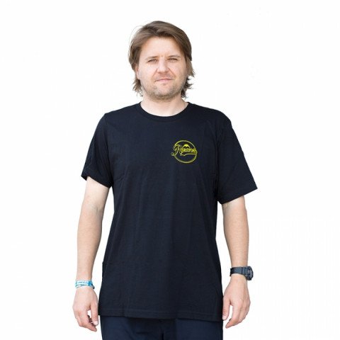 Koszulki - Koszulka Razors Circle T-shirt - Black/Lime - Zdjęcie 1
