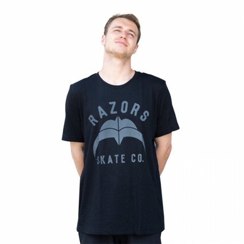 Koszulki - Koszulka Razors Skate Co 2 T-Shirt - Black/Grey - Zdjęcie 1