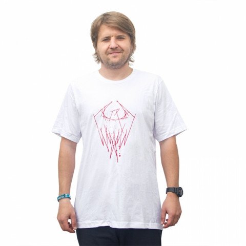 Koszulki - Koszulka Reign Bird Tat T-shirt - Biało/Czerwony - Zdjęcie 1