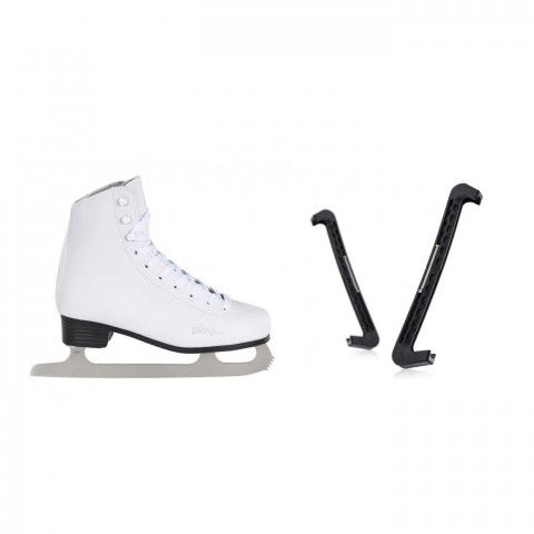 Playlife - Łyżwy Playlife Classic Ice Skate - Białe + Ochraniacze - Zdjęcie 1