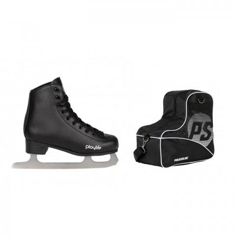 Playlife - Łyżwy Playlife Classic - Czarne + Torba - Zdjęcie 1