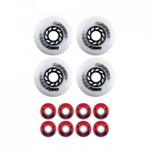 Kółka - Kółka do Rolek Powerslide Spinner OEM 80mm/88a X Wicked Abec 7 - Zdjęcie 1