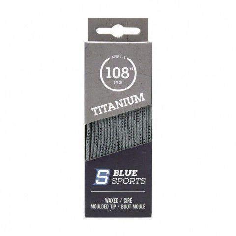Sznurówki - Sznurówki BlueSports Titanum - Srebrne - Zdjęcie 1