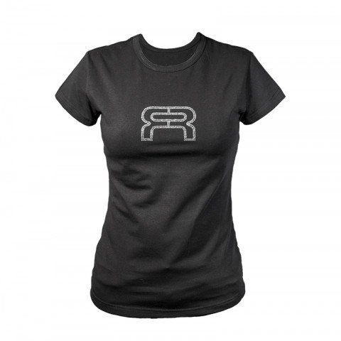 Koszulki - Koszulka FR Strass Women T-shirt - Czarny - Zdjęcie 1