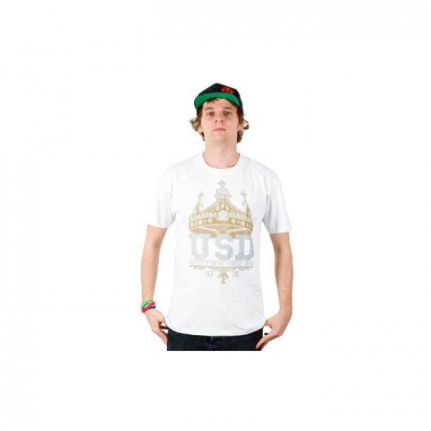 Koszulki - Koszulka Usd Crown T-shirt - Biały - Zdjęcie 1