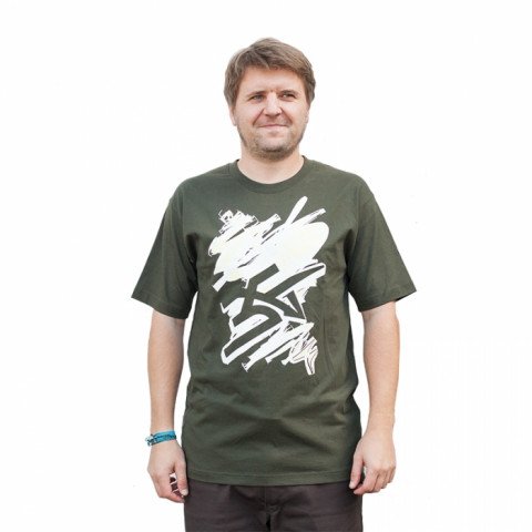 Koszulki - Koszulka Vibralux Handwritten - Tshirt - Dark Green - Zdjęcie 1