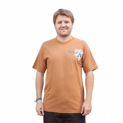Koszulki - Koszulka Vibralux What are you - Tshirt - Brown - Zdjęcie 1