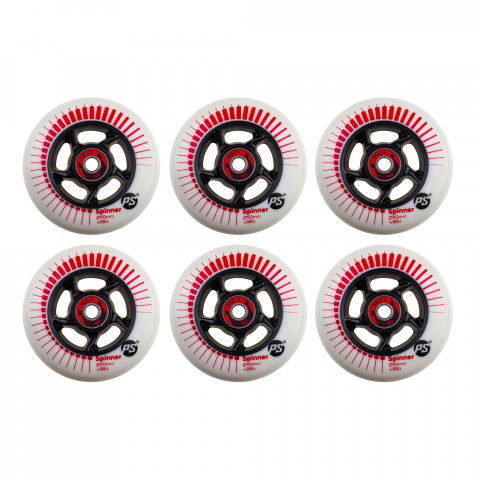 Kółka - Kółka do Rolek Powerslide Spinner 90mm/88a + ABEC 9 OEM (6 szt.) - Zdjęcie 1