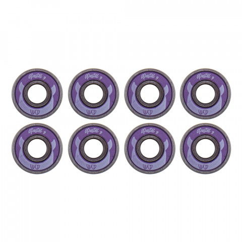 Łożyska - Łożyska do rolek Wicked Abec 9 Freespin 608 (8 szt.) - Purpurowe - Zdjęcie 1