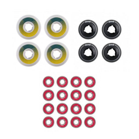 Kółka - Kółka do Rolek Dead 58mm X Bones Flat/Anti (8 szt.) - Zdjęcie 1